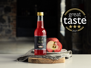 Attyflin Estate Irish Rosette Apple Juice wins the highest award at the Great Taste Awards 2021