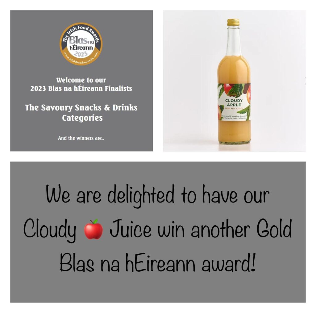 Another Gold Award from Blas na hÉireann!